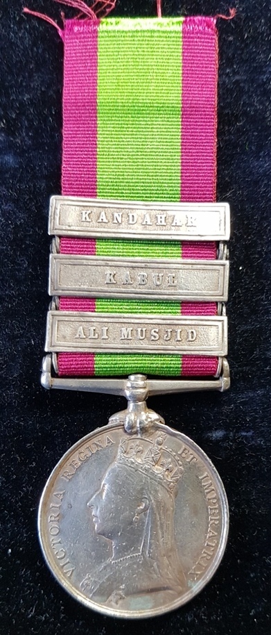 Victorian Afghanistan Medal 1881, Ali Musjid, Kabul, Kandahar clasps