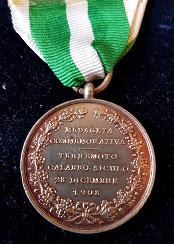 Messina Earthquake Commemorative Medal