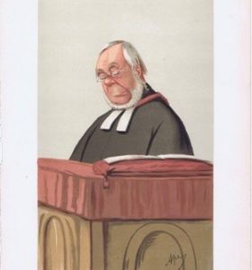 Reverend James Hessey Vanity Fair Print