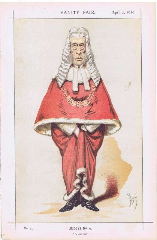 Red Robed Judge Sir Frederick Pollock