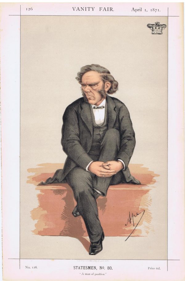 George William Lyttleton Vanity Fair Print 1871