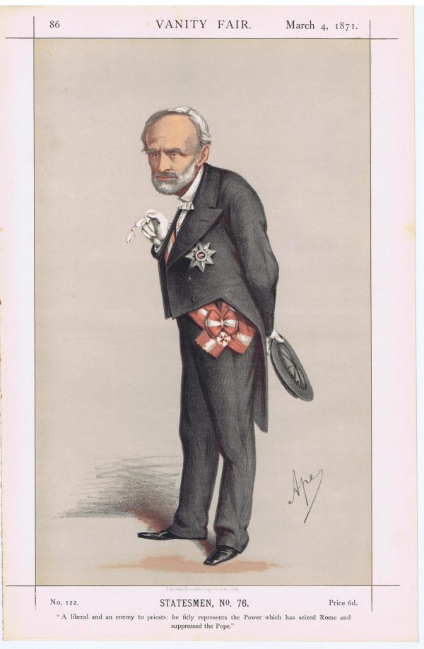 Chevalier Charles Cadorna Vanity Fair Print 1871