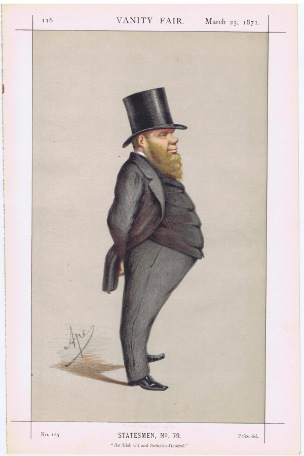 Richard Dowse Vanity Fair Print 1871