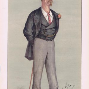 Captain Eyre Shaw Vanity Fair Print 1871