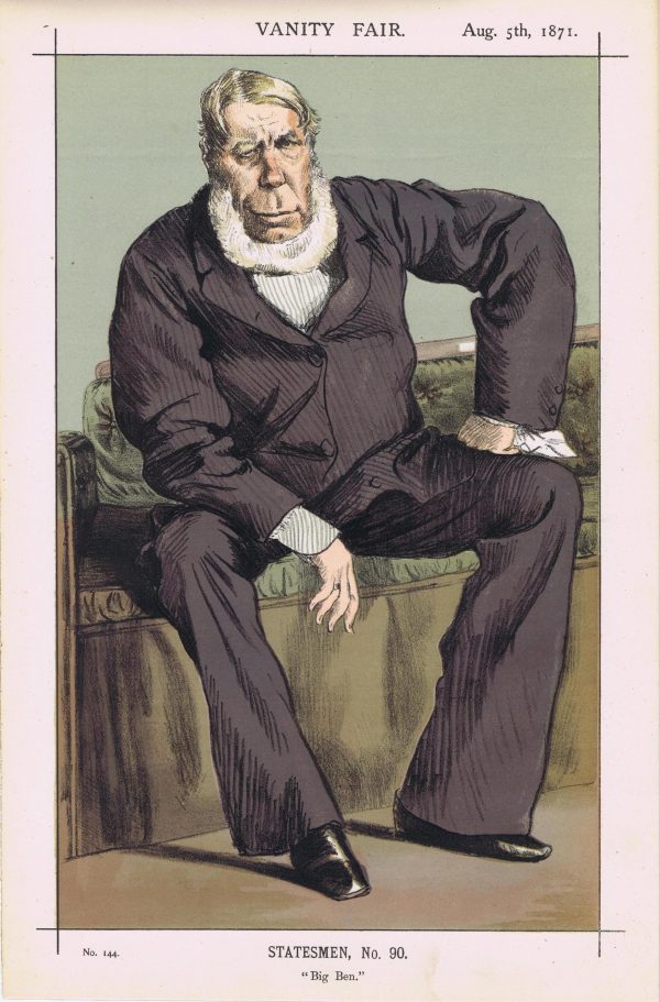 George Bentinck Vanity Fair Print