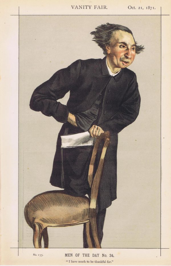 Reverend Charles Voysey Vanity Fair Print 1871