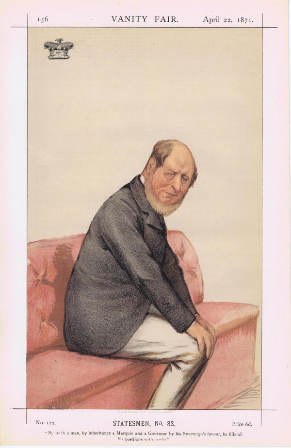 The Marquis of Normanby Vanity Fair Print