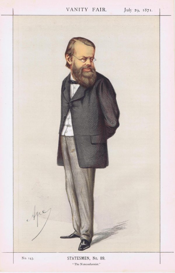 Edward Miall Vanity Fair Print 1871