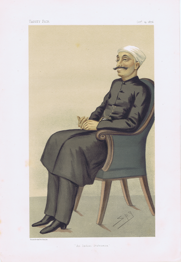Nawab Sir Salar Jung Vanity Fair Print 1876
