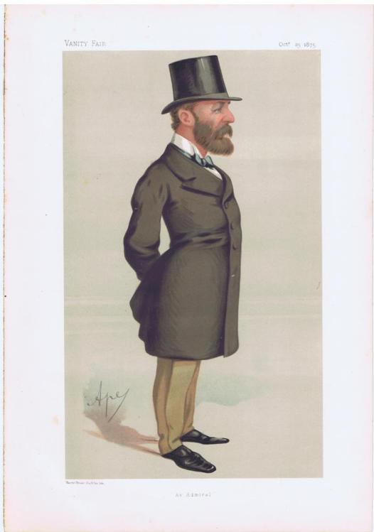 Rear-Admiral John Hay Vanity Fair Print 1875