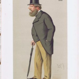 Prince Edward Of Saxe-Weimar Vanity Fair Print 1875