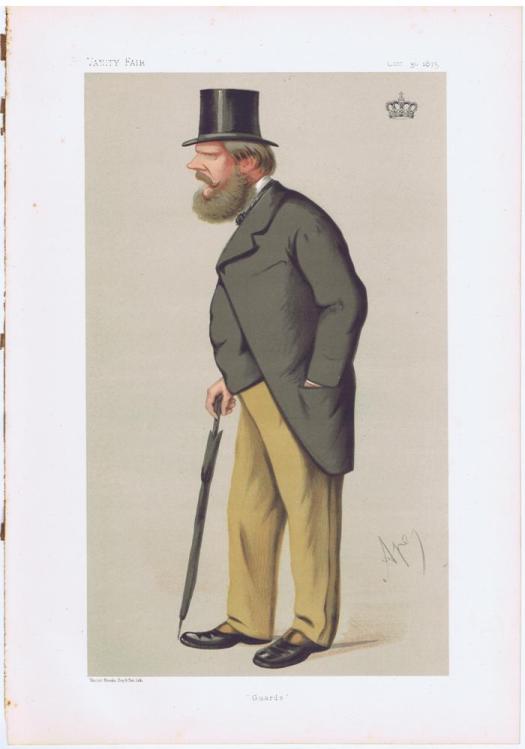 Prince Edward Of Saxe-Weimar Vanity Fair Print 1875