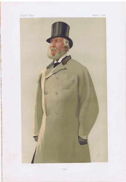 Major-General James MacDonald Vanity Fair Print 1876