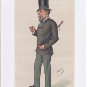 Admiral Hobart Pasha Original Vanity Fair Print