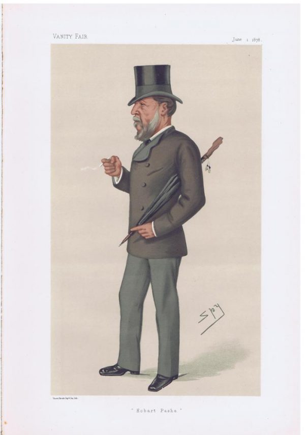Admiral Hobart Pasha Original Vanity Fair Print