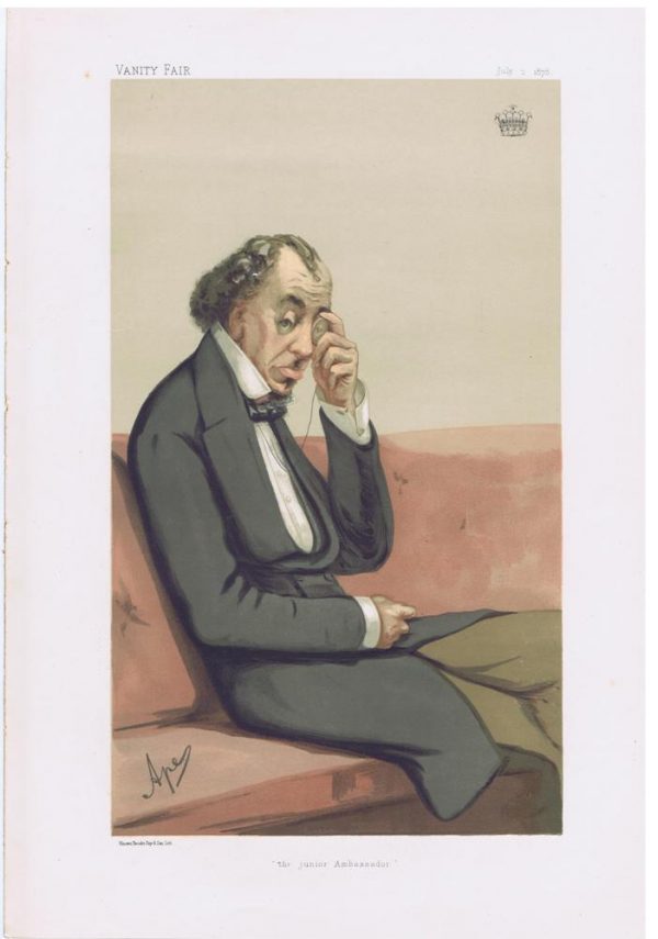 Benjamin Disraeli Original Vanity Fair Print