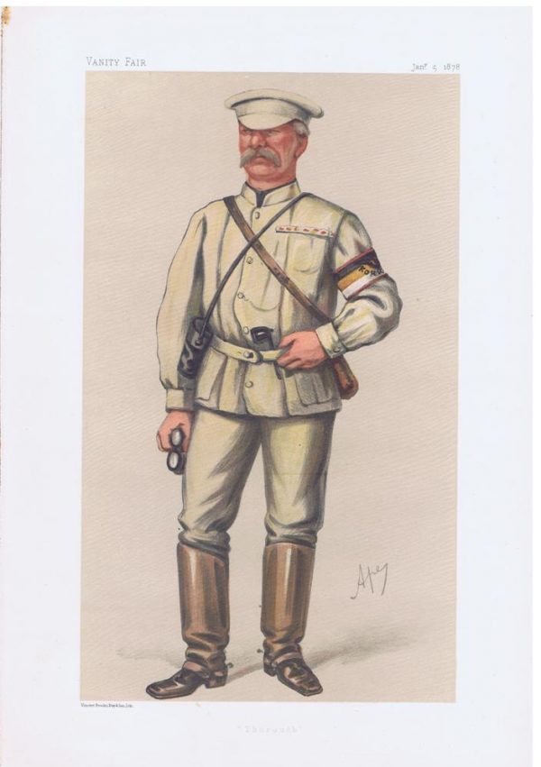 War Correspondent Archibald Forbes Vanity Fair Print