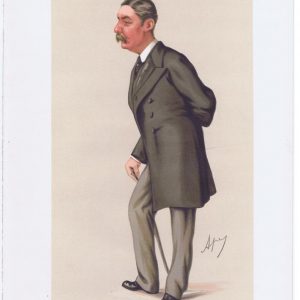 Lieut-General Valentine Baker Pasha Vanity Fair Print