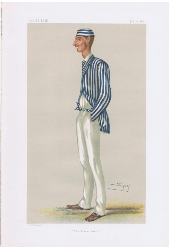 Vanity Fair Cricketer Print Frederick Spofforth