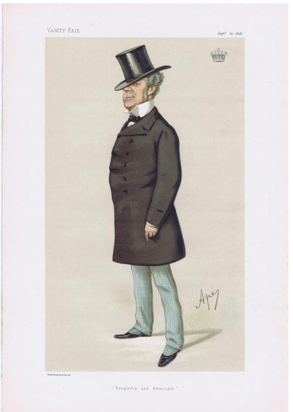 Earl Fitzwilliam Original Vanity Fair Print