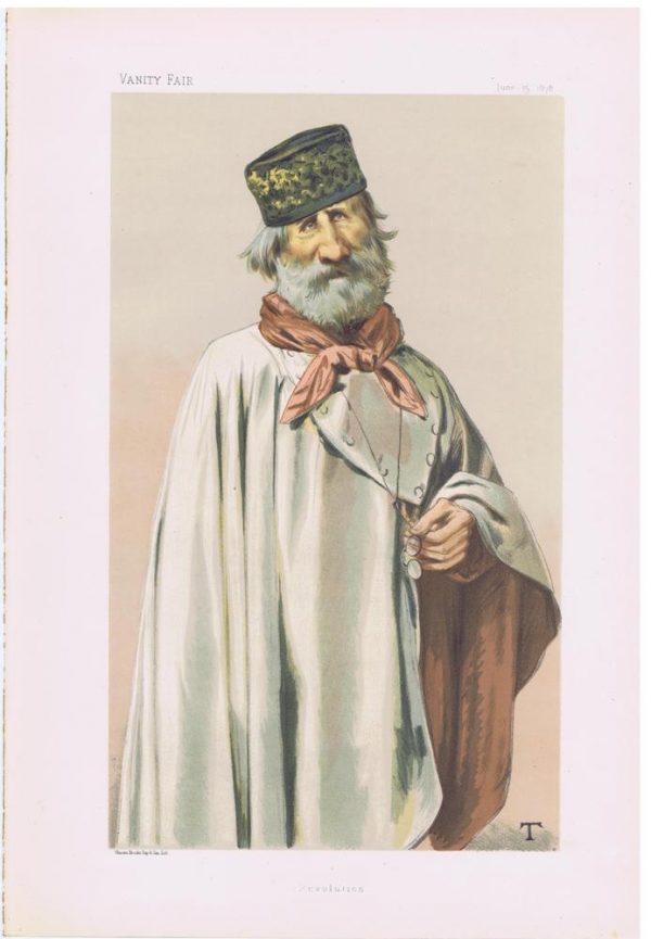 General Giuseppe Garibaldi Original Vanity Fair Print