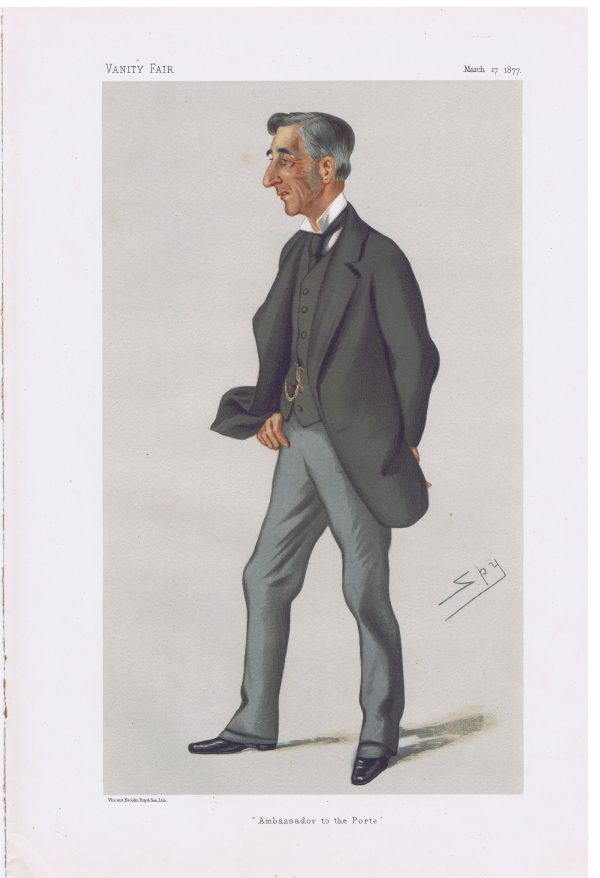 Sir Henry George Elliot Original Vanity Fair Print 