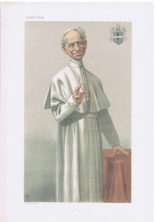 His Holiness Pope Leo XIII Pope Vanity Fair Print