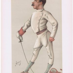 Henry Stracey Vanity Fair Fencing Print