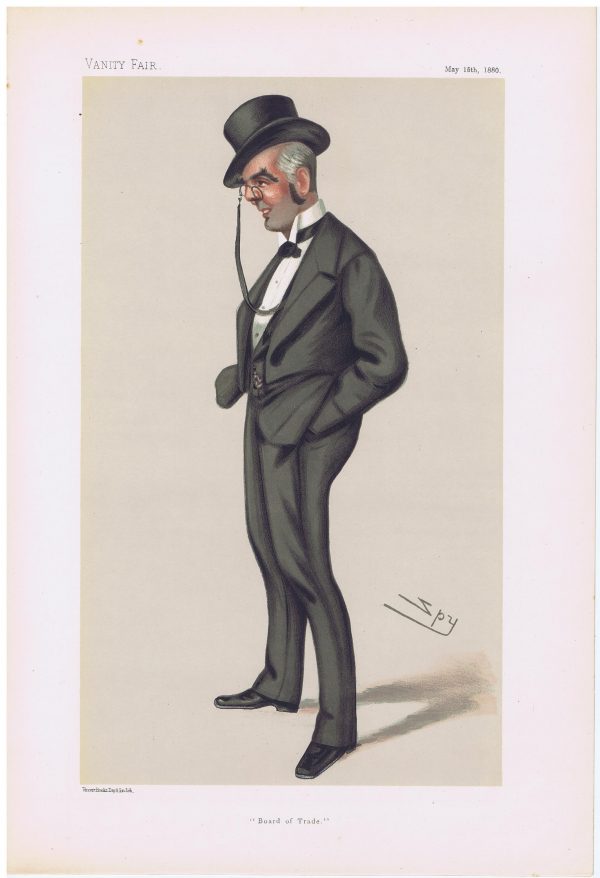 Original Vanity Fair Print of Henry G Calcraft