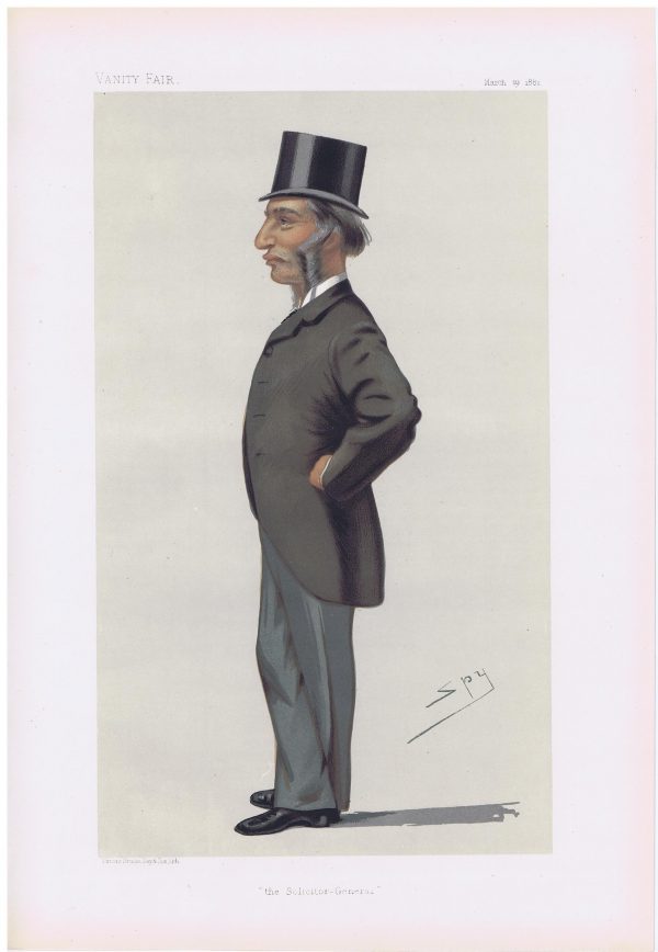 Sir Farrer Herschell Original Vanity Fair Print