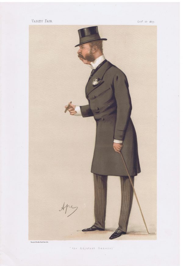 General Sir Charles Henry Ellice Vanity Fair Print