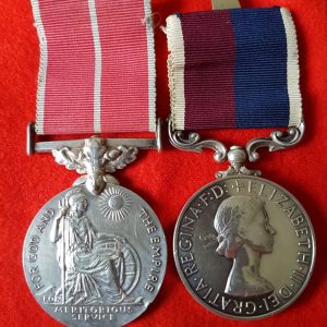 British Empire Medal and GVR Long Service Medal Pair RAF