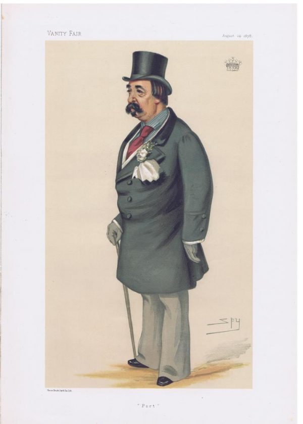 Henry Dawson-Damer Original Vanity Fair Print