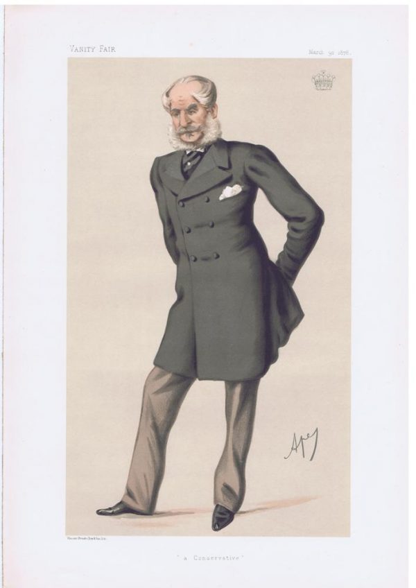 William Duncombe Earl Of Feversham Vanity Fair Print