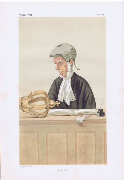 Justice Sir George Mellish Vanity Fair Print