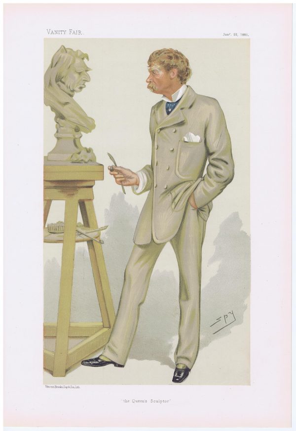 Joseph Edgar Boehm Vanity Fair Print