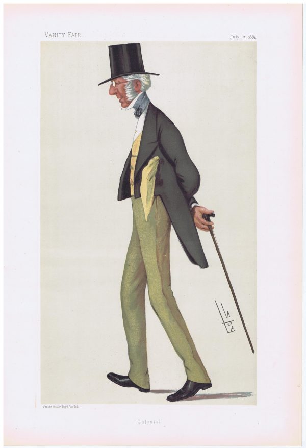 Charles Cox Original Vanity Fair Print