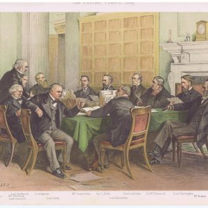 The Gladstone Cabinet Council Vanity Fair Print