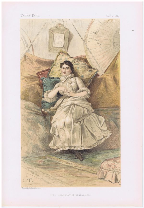 The Countess Of Dalhousie Vanity Fair Print