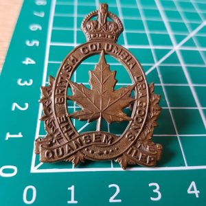 The British Columbia Dragoons cap badge