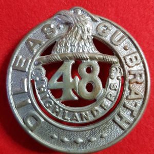Canadian 48th Highlanders Cap Badge 