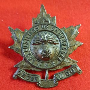 Les Fusiliers de Sherbrooke Cap Badge