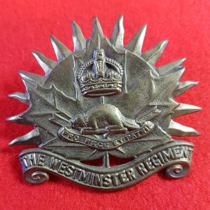The Westminster Regiment Cap Badge