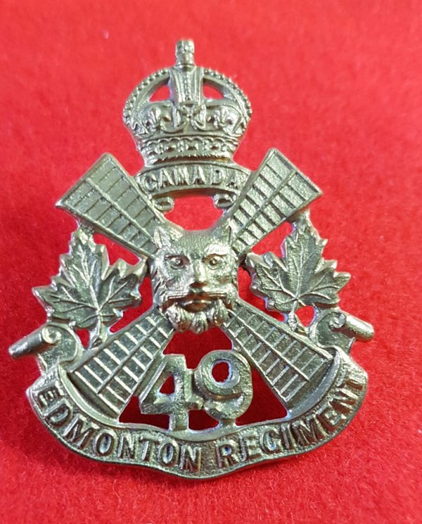 49th Edmonton Regiment Cap Badge