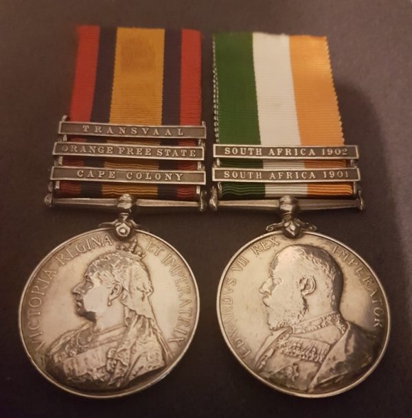 Cape Police Anglo Boer War Medal Pair