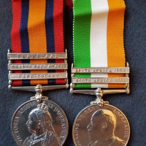 Royal Berkshire Regiment Boer War Medal Pair