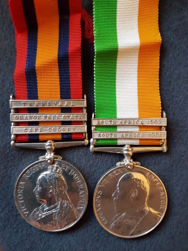 Royal Berkshire Regiment Boer War Medal Pair
