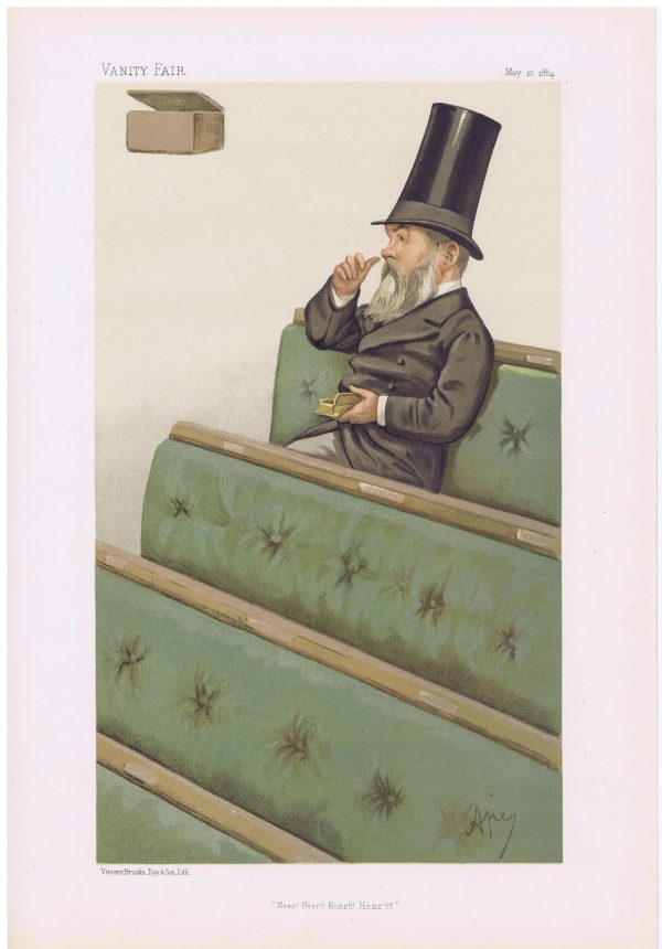 Charles Nicholas Warton Vanity Fair Print 1884