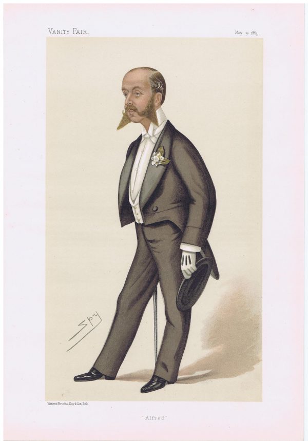 Alfred De Rothschild Vanity Fair Print