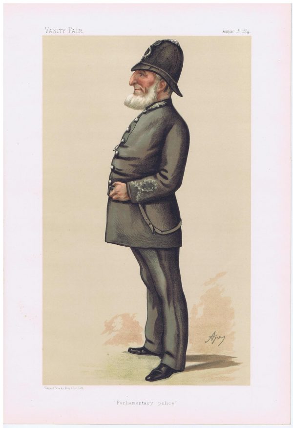 Police Inspector Denning Vanity Fair Print